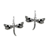 102496, DRAGONFLY FILIGREE DANGLE EARRING