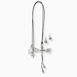 102717, DRAGONFLY LONG PENDANT NECKLACE