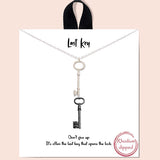 77739, "LAST KEY" NECKLACE