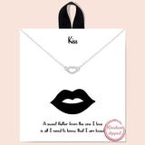 79745, "KISS" LIPS NECKLACE