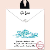 79902, "SEA WAVE" PAVE CUBIC ZIRCONIA NECKLACE