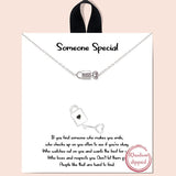 80682, "SOMEONE SPECIAL" LOVE LOCK&KEY NECKLACE