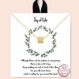81061, "JOY OF LIFE" DAINTY NECKLACE