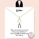81079, DAINTY WISHBONE NECKLACE