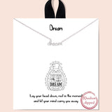 81085, "DREAM" DAINTY NECKLACE