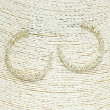 82090, METAL HOOP EARRING 2"