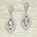 82286, CRYSTAL RHINESTONE EARRING