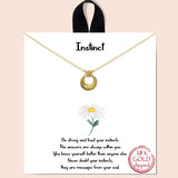 82455, "INSTINCT" OPEN DONUT CHAIN THROUGH NECKLACE