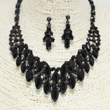 82943, RHINESTONE NECKLACE SET