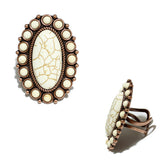 83536, WESTERN SEMI STONE CUFF RING