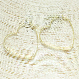 83930, HEART HOOP EARRING