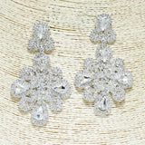 84073, CRYSTAL RHINESTONE EARRING