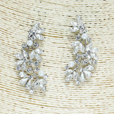 84075, CRYSTAL RHINESTONE N PEARL EARRING