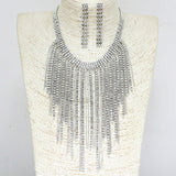 84182, CRYSTAL RHINESTONE NECKLACE