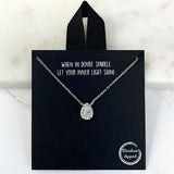 84712, TEARDROP PAVE CUBIC ZIRCONIA EARRING