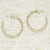 85049, ROUND METAL HOOP EARRING 1.75"