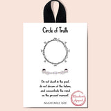 85168, "CIRCLE OF TRUTH" MARQUISE TEXTURED ADJUSTABLE RING