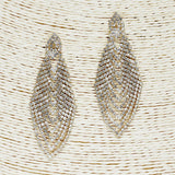 85324, CRYSTAL RHINESTONE EARRING
