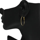 86836, 30MM* THIN ROUND HOOP EARRING