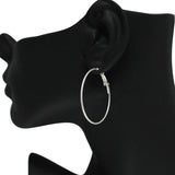 86837, 40MM* THIN ROUND HOOP EARRING