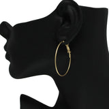 86837, 40MM* THIN ROUND HOOP EARRING