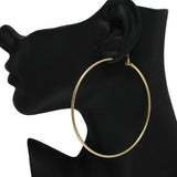 86859, 80MM* ROUND HOOP EARRING