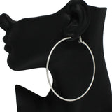 86859, 80MM* ROUND HOOP EARRING