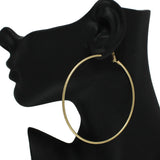 86859, 80MM* ROUND HOOP EARRING
