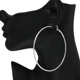 86859, 80MM* ROUND HOOP EARRING