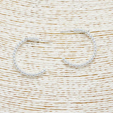 88993, 30MM BALL BEADED HOOP EARRING