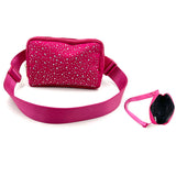100011, BLING CRYSTAL RHINESTONE SLING BAG