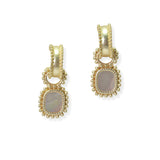 100089, DESIGNER INSPIRED GEOMETRIC DANGLE EARRING