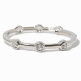 100141, ROUND RHINESTONE ACCENT METAL BRACELET