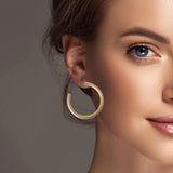 100354, 40MM ROUND HOOP EARRING