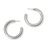 100356, 40MM THICK ROUND HOOP EARRING