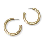 100356, 40MM THICK ROUND HOOP EARRING