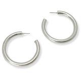 100357, 50MM THICK ROUND HOOP EARRING