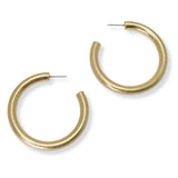 100357, 50MM THICK ROUND HOOP EARRING