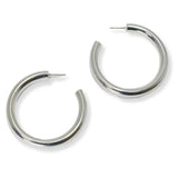 100357, 50MM THICK ROUND HOOP EARRING