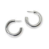 100358, 30MM THICK ROUND HOOP EARRING
