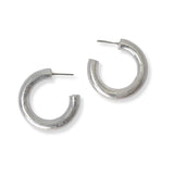 100358, 30MM THICK ROUND HOOP EARRING