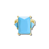 100447, RECTANGLE RHINESTONE STRETCH RING