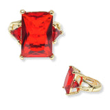 100447, RECTANGLE RHINESTONE STRETCH RING