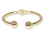 100454, BALL OPEN CUFF BRACELET