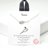 100517, GOLD DIPPED, "TENNIS" RACKET CZ NECKLACE