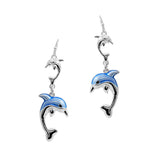 100538, DOLPHIN DANGLE EARRING