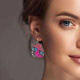 Western Cowboy HAT & Boots Dangle Earring