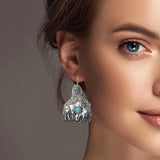 Western Buffalo COW EAR TAG Earring
