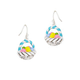 Easter EGG Basket Enamel Earring - view 3