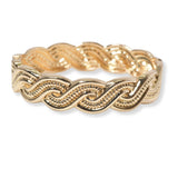 100739, TEXTURED METAL BANGLE BRACELET